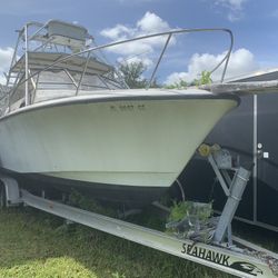 27’ Phoenix Twin 225 4 Stroke Yamahas With Trailer