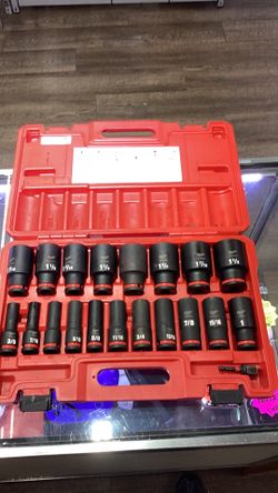 Complete Milwaukee socket set