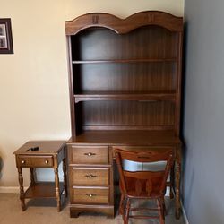 Kids Bedroom Desk And Chair And Night Stand