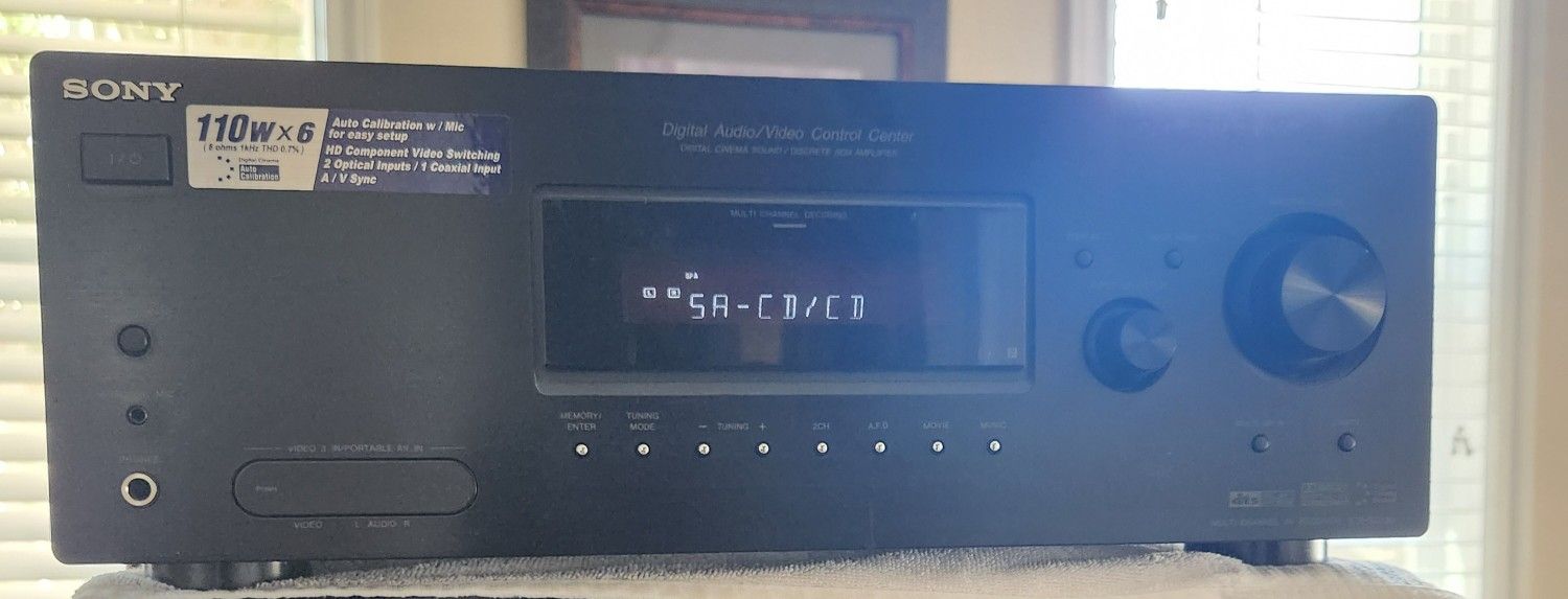 Sony STR-DG500
Home theater receiver
