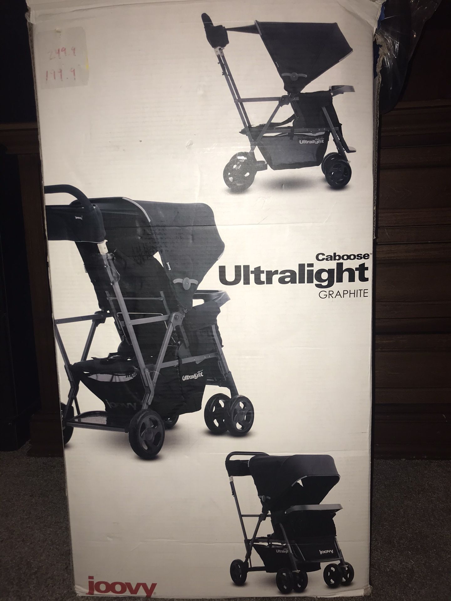 Joovy Ultralight Caboose double stroller