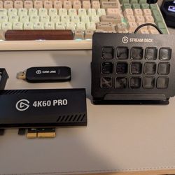 Elgato Steam Deck, Cam Link And 4K60 Pro Capture Card