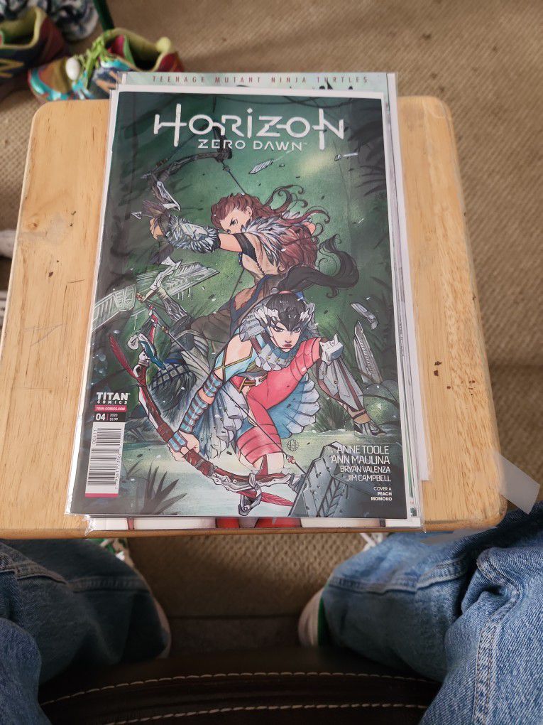 titans comics horizon zero dawn issue 4 comic  Momoko cover NM