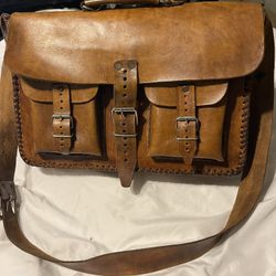 15” Leather Saddlebag