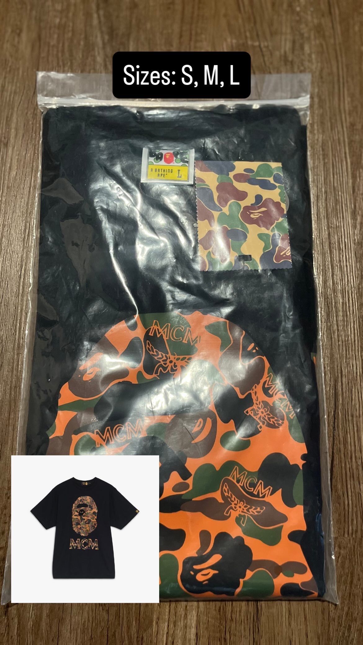 MCM BAPE T SHIRT
