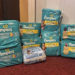Pampers Different Sizes