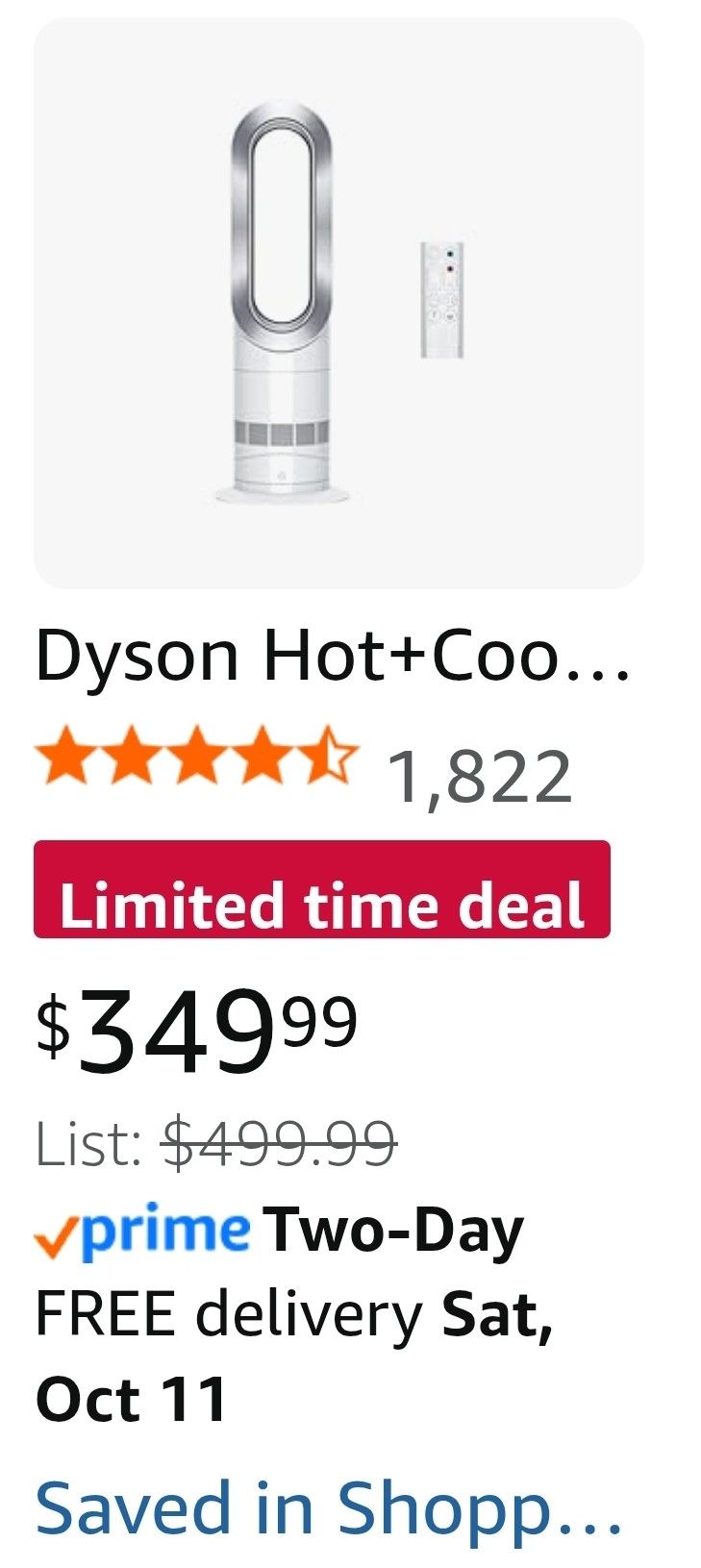 DYSON HOT & COOL