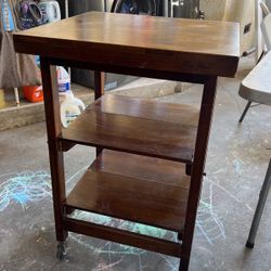 Folding Table/ Rolling Cart