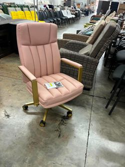 Thomasville® Lyndale Ergonomic Vegan Leather Mid-Back Office