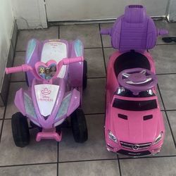 Electric Toy Bike And Push Car