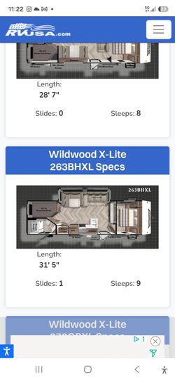 2021 Xlite Wildwood
