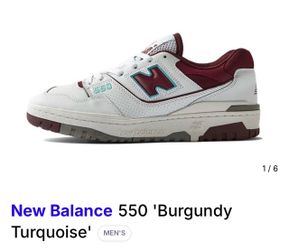 New Balance Burgundy/Teal