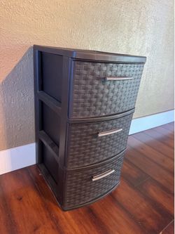 Sterilite 3 Drawer Weave Storage Tower