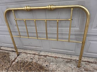 Vintage brass bed headboard