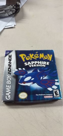 Pokémon Sapphire Version – Game Boy Advance – 100% Complete CIB