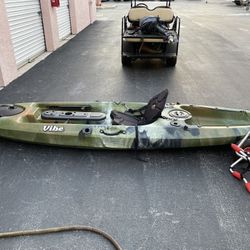 12 Ft Vibe Kayak With Rudder 