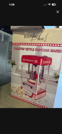 New table top popcorn maker
