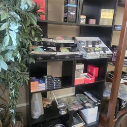 Black Wooden Shelf 