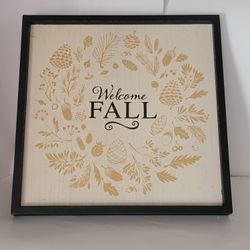 Welcome Fall Decoration 