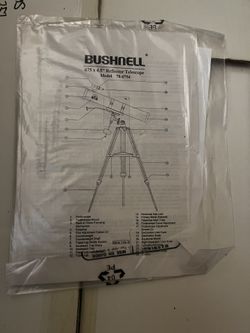 Bushell reflector telescope 675 X4.5model 78 -6754