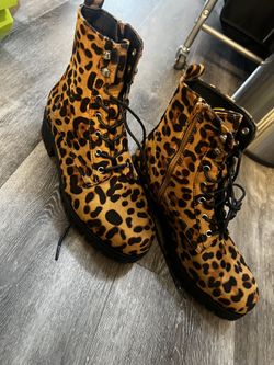 Cheetah Printed Boots