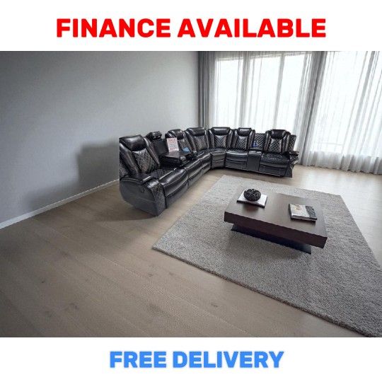 🔥 RECLINER SECTIONALE DEAL! / ¡OFERTA RECLINABLES! 🛋 ONLY $1399‼ (Regular $2000 )LAST ONE 🚚 FREE DELIVERY / ENTREGA GRATIS 🆔 ITEM# ISRAEL