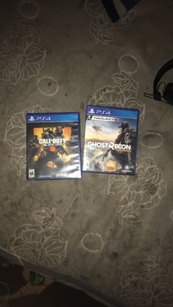 Ghost recon And call of duty 4