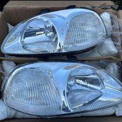 96-98 Honda Civic Headlights faros Calaveras Micas Luces