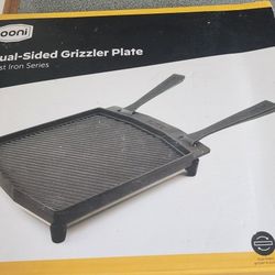 Cast Iron Dual Sided Grizzler Plate