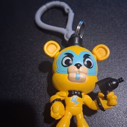 New Five Nights at Freddy's Glamrock with a fazer blaster Keychain