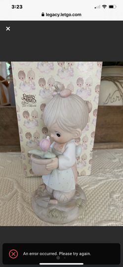 Precious Moment Porcelain 1987 “May” Figurine