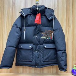 The North Face x Gucci Black Puffer Jacket (Men’s S)