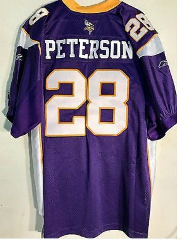 Stitched Reebok NFL Jersey Vikings Adrian Peterson Jersey