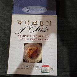 2 Women Chef Recipie Books