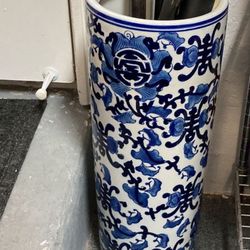 Chinoiserie Umbrella Stand $65 Each.  Inside, Outside Or As A Shower Chair Garden Stool Asian Chinese Chinoiserie MCM End Side Table $65. 