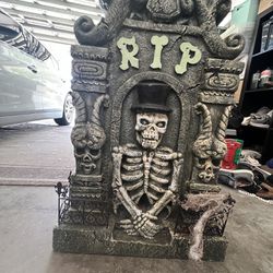 Large Solid Halloween Tombstone Decoration Yard Decor Spooky