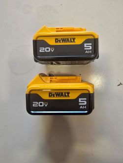 Dewalt 20v 5.0Ah Batteries 2-pack For 110