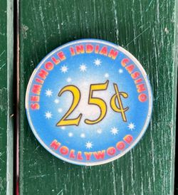 Seminole Indian Casino 25 cent Chip-Gaming Token