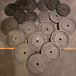 10lb And 25lb Standard 1inch Weight Plates 
