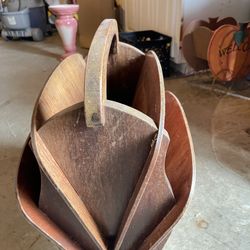 Antique Magazine Rack. 