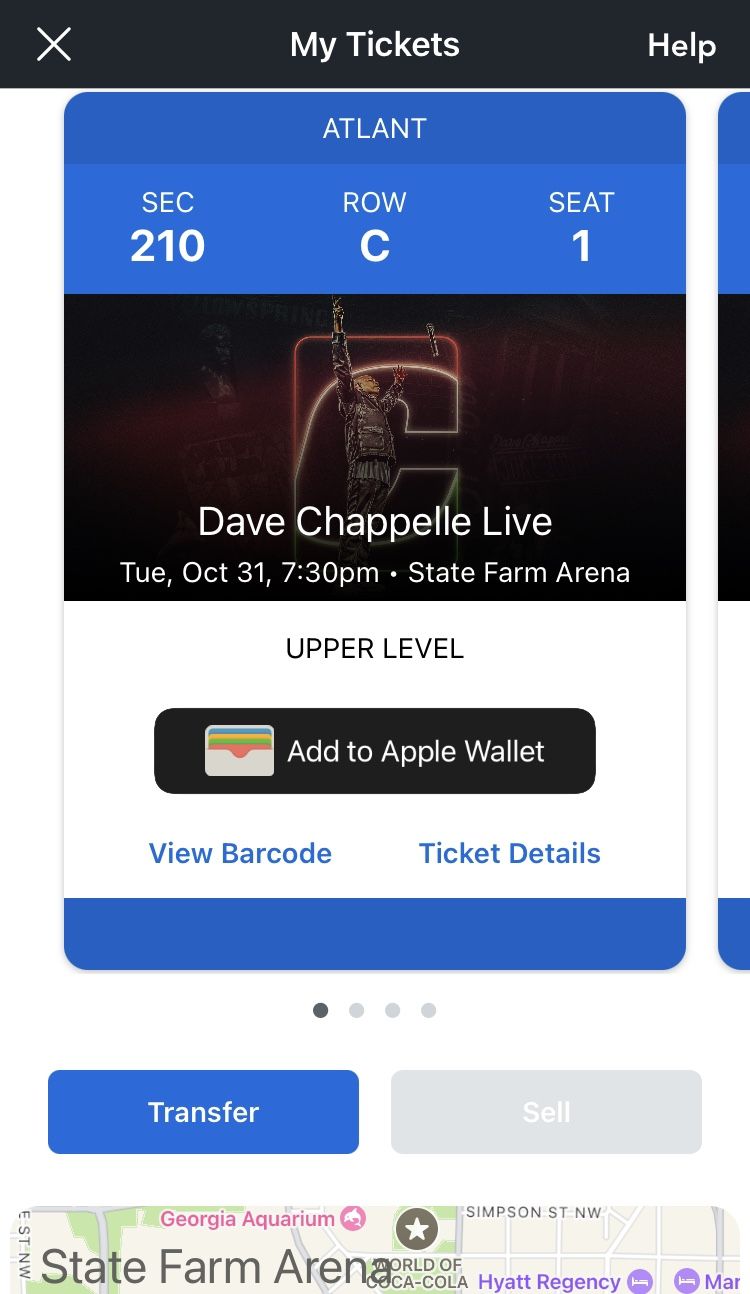 Dave Chappelle Live - (Tuesday)