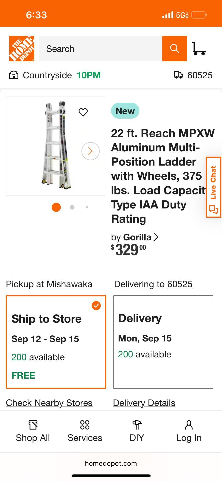 Gorilla Ladder 