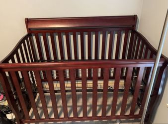 Graco bed used normal wear With Mattress 