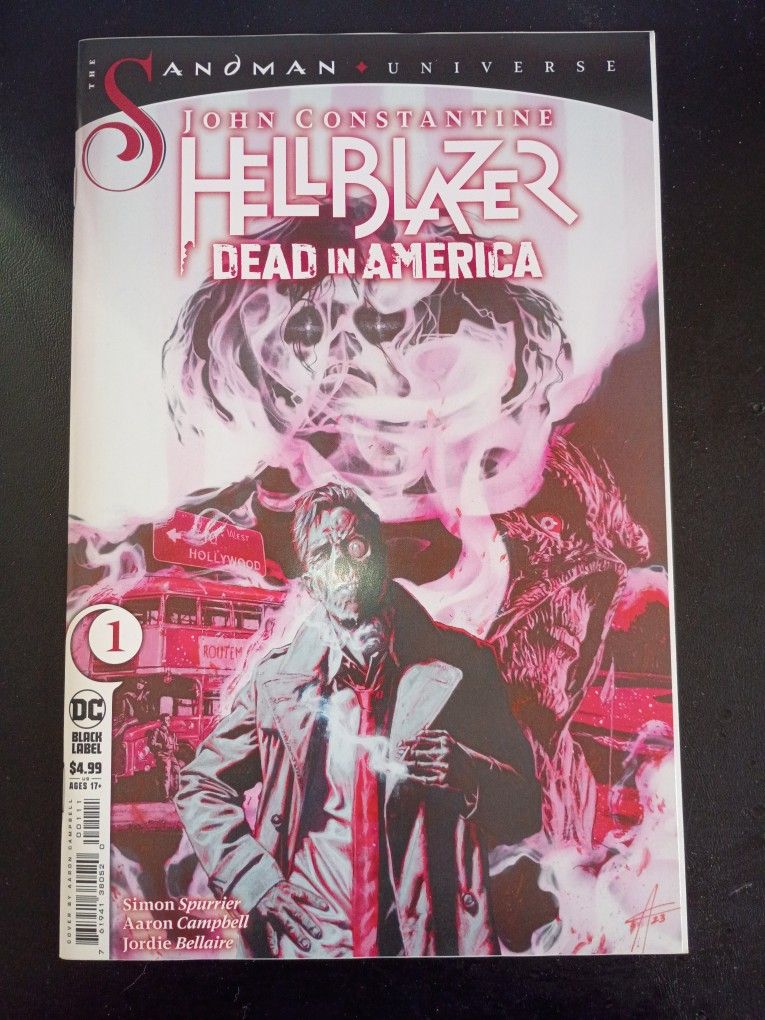 John Constantine Hellblazer Dead In America 1 | DC Comics Black Label