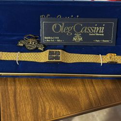 Oleg Cassini goldwatch