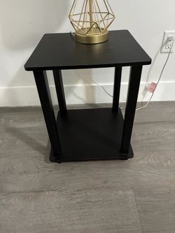 Black 2-Tier End Table 2 of them!