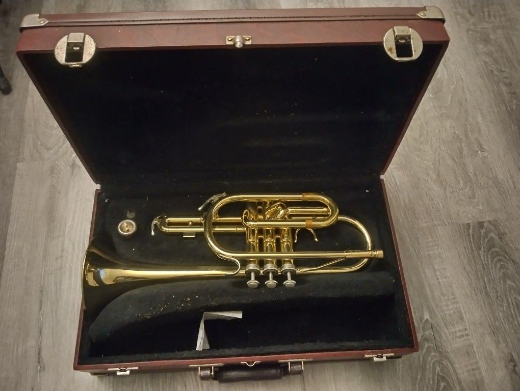 HOLTON Cornet good Condition And Works Fine.$ 75