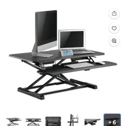 New In Box Sit-stand Desk Workstation