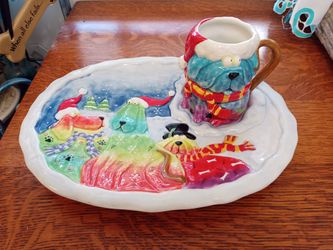 Christmas Platter & Mug