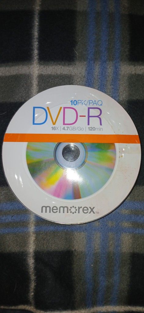 MEMOREX DIGITAL VERSATILE DISK- RECORDABLE 10-PACK